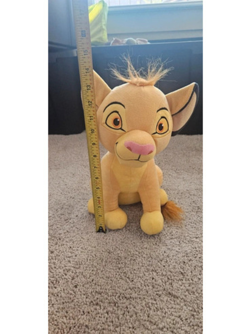 Large simba stuffed animal from disney the lion king